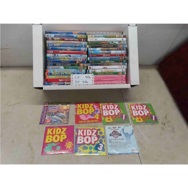 30+ Kids DVDs: Anastasia, Tarzan, 102 Dalmations & 