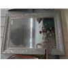 Image 2 : Framed Mirror 44'' x 32'' , Vintage Mirror for Dresser 