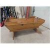Image 1 : Vintage Wooden Cradle 17'' x 19'' x 38''