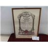 Image 1 : Framed Certificate Grand Lodge of Manitoba Ancient