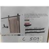 Image 1 : CCJH 6FT Sliding Barn Door Hardware Kit Heavy Duty Single 