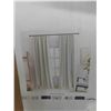 Image 3 : RAIN CITY 2 PCs Extra Wide Linen Blackout Curtains 108