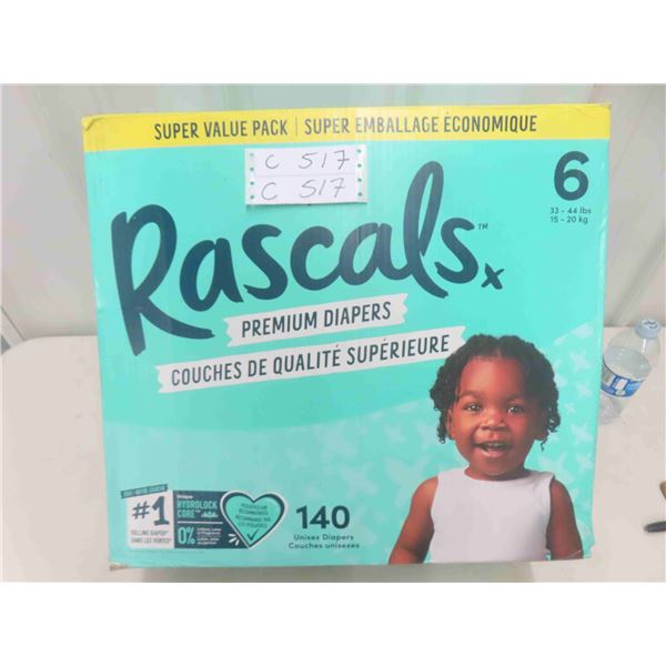 Racals premium daipers size 6 140 units - New or Store