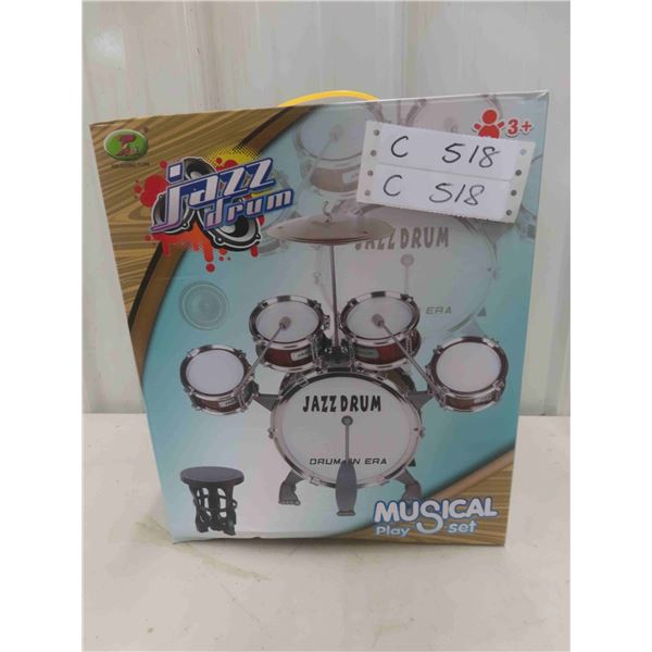 Kids Drum Set, Toddler Jazz Drum Kit Toys Percussion Musical 