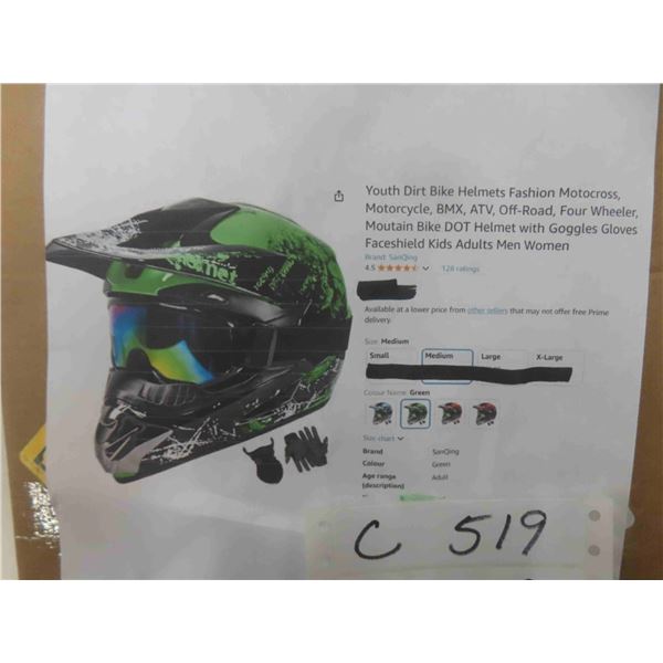 Youth Dirt Bike Helmets Fashion Motocross, Motorcycle, BMX