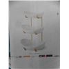 Image 4 : HOMKULA Fruit Bowl for Kitchen Counter - 3 Tier Ceramic Serving 