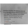 Image 2 : JaraSara 8.2ft & 5ft Balloon Arch Kit Free Bending Shape Balloon