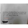 Image 2 : downluxe Outdoor Deep Seat Cushions Set, Patio Cushions for Outdoor 