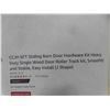 Image 2 : CCJH 6FT Sliding Barn Door Hardware Kit Heavy Duty Single 