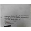 Image 2 : downluxe Outdoor Deep Seat Cushions Set, Patio Cushions for 