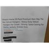 Image 2 : Utopia Home 50 Pack Premium Non Slip Tie Bar Velvet Hangers 