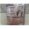 Image 1 : JET'S HOME Heated Blanket King 100"x90" - ETL&FCC Certified Flannel 