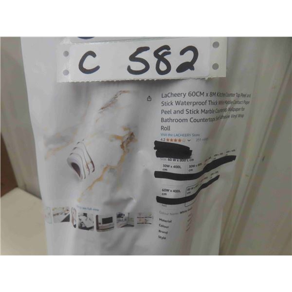 2 x LaCheery 60CM x 8M Kitchen Counter Top Peel and Stick Waterproof