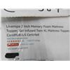 Image 2 : Linenspa 2 Inch Memory Foam Mattress Topper, Gel Infused Twin XL 