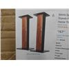 Image 3 : bimiti Speaker Stands Wood Grain 28 Inch Universal Floor Speaker 