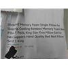 Image 2 : Shredded Memory Foam Single Pillow for Sleeping, Cooling Bamboo 