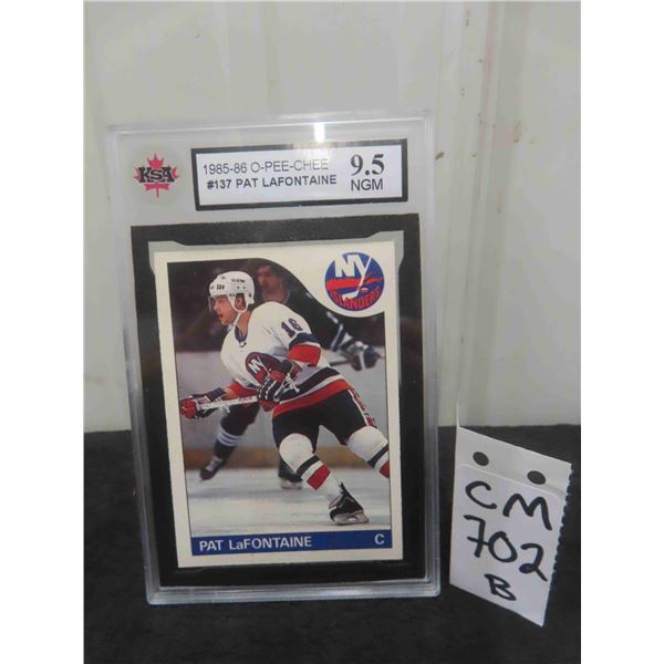 Graded Pat Lafontaine Card