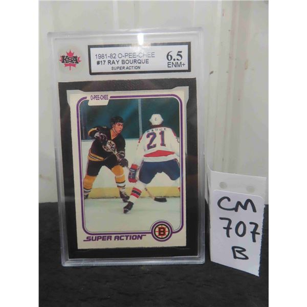 Graded Ray Bourque Card 