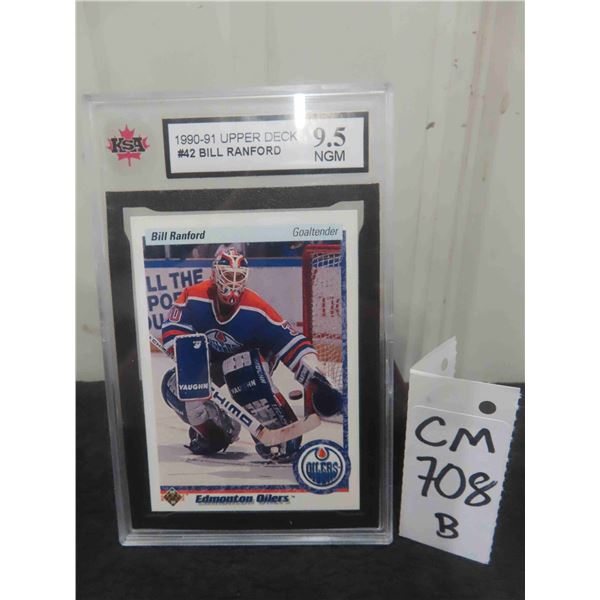 Graded Bill Ranford Card 