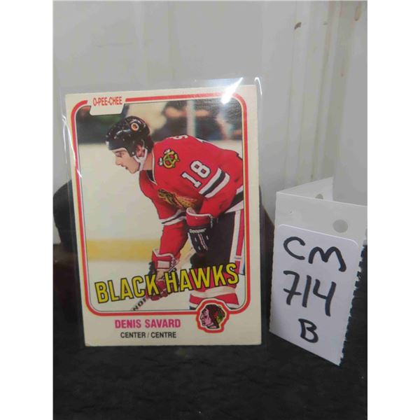 Denis Savard Rookie Card 