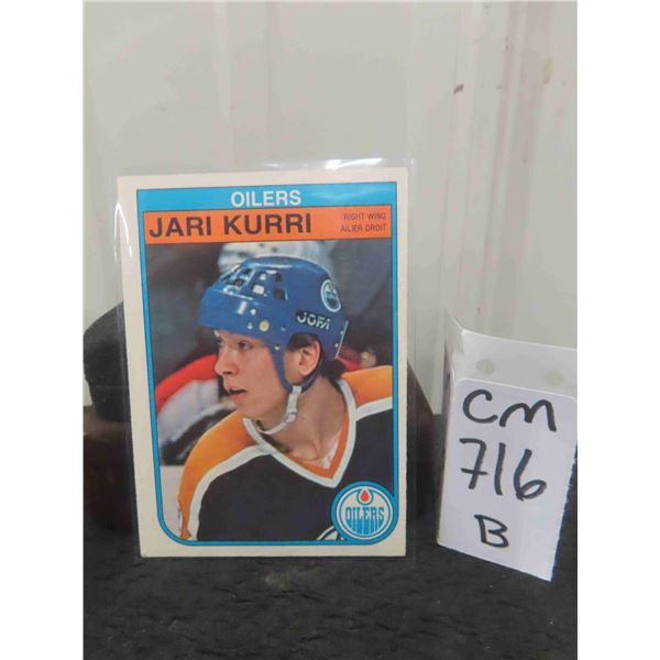 Jari Kurri Edmonton Oilers Card