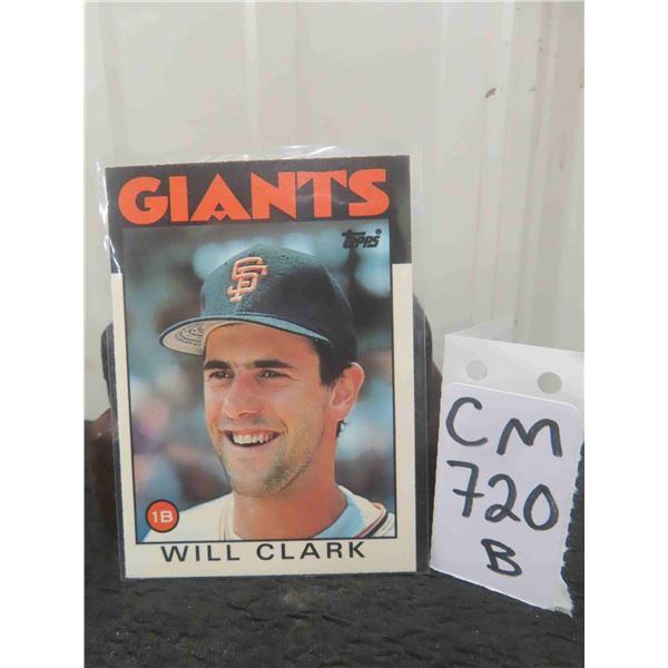 Will Clark Rookie Card