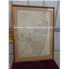 Image 1 : Antique Professionally Framed Map of Jaghir Lands on the 