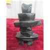 Image 2 : First Nations Inuit Inukshuk Soapstone Carving from 