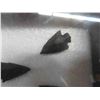 Image 2 : 5 Vintage Stone Arrowheads in Shadow Box Display