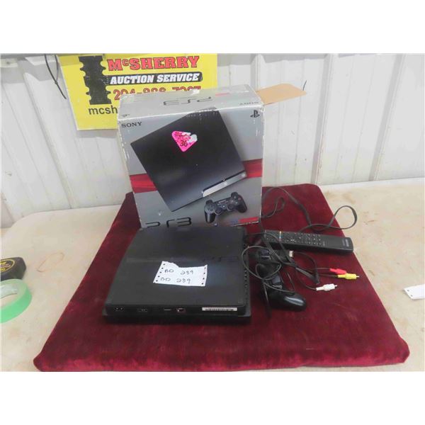 Playstation 3 PS3 Console, Controller & Remote in