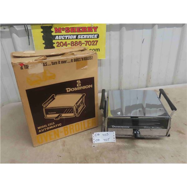 Vintage Dominion Model 2515 Auto Oven Broiler with Box