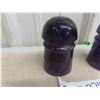 Image 2 : 2 Purple Telephone Insulators 