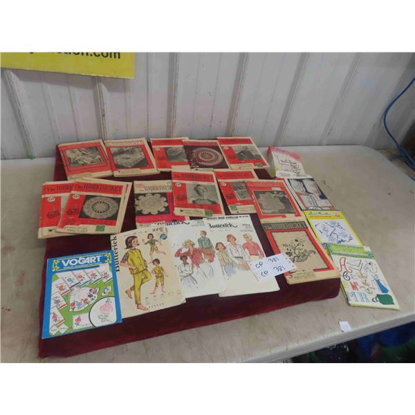 Old Sewing Patterns, Needle Craft, Magazines 