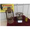 Image 1 : Old Camping Cooker, Barn Lantern, Coleman Funnel 