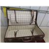 Image 4 : Old Leather Suitcase with Lots of Straps, Cool Look. 