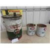 Image 1 : BA 5 Gallon Can , 2 Roco 1 Gallon Cans No Lids 