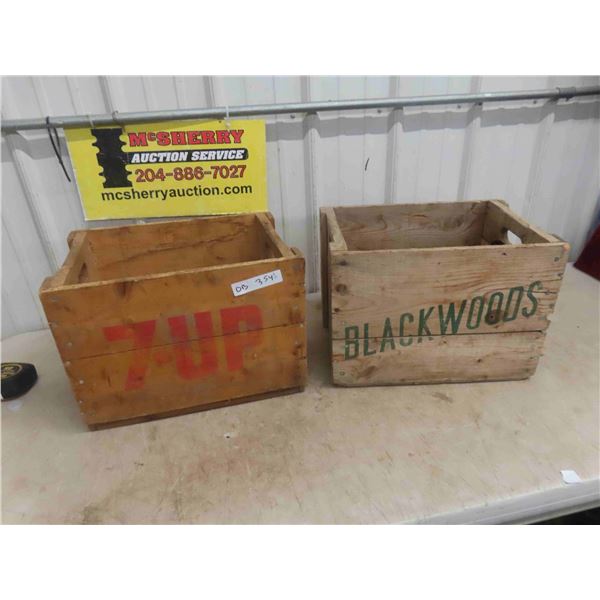 2 Pop Crates : 7up , Blackwood 
