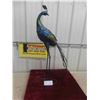 Image 1 : Gorgeous Australian Peacock Metal Ornament 36'' 