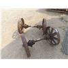 Image 3 : 2 Sets of Steel Wheels with Axles 