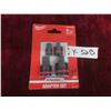 Image 1 : New Milwaukee 4pce Impact Socket Adaptor Set