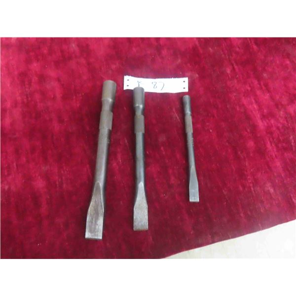 3 Mac Chisels 1/2'' , 3/4'' , 7/8''