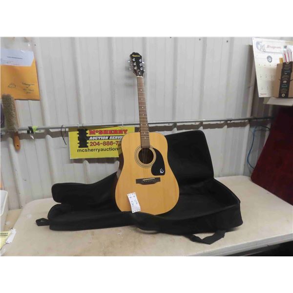 Epiphone Acoustic Guitar with Soft case 