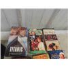 Image 3 : VHS Movies & Series : God Father, Gone with Wind, Titanic, 