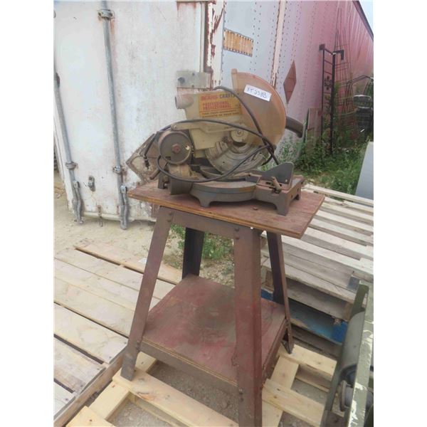 Craftsman Mitre Saw on Power Tool Stand