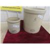 Image 1 : 2 Medalta Stoneware Crocks : 4 Gallon & 1 Gallon 