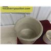 Image 4 : 2 Stoneware Crocks (1) Medalta 3 Gallon, (1) 1/2 Gallon
