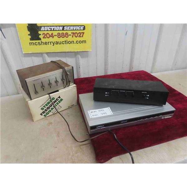 Realistic Stereo Frequency Equalizer with Box, GC 