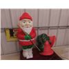 Image 1 : 2 Blow Molds: Santa 28'' x 11'' & Christmas Bell 16'' x 16''