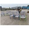 Image 2 : 6 Metal Patio Chairs with Cushions 