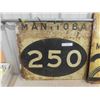 Image 2 : 3 Older Highway Metal Signs 